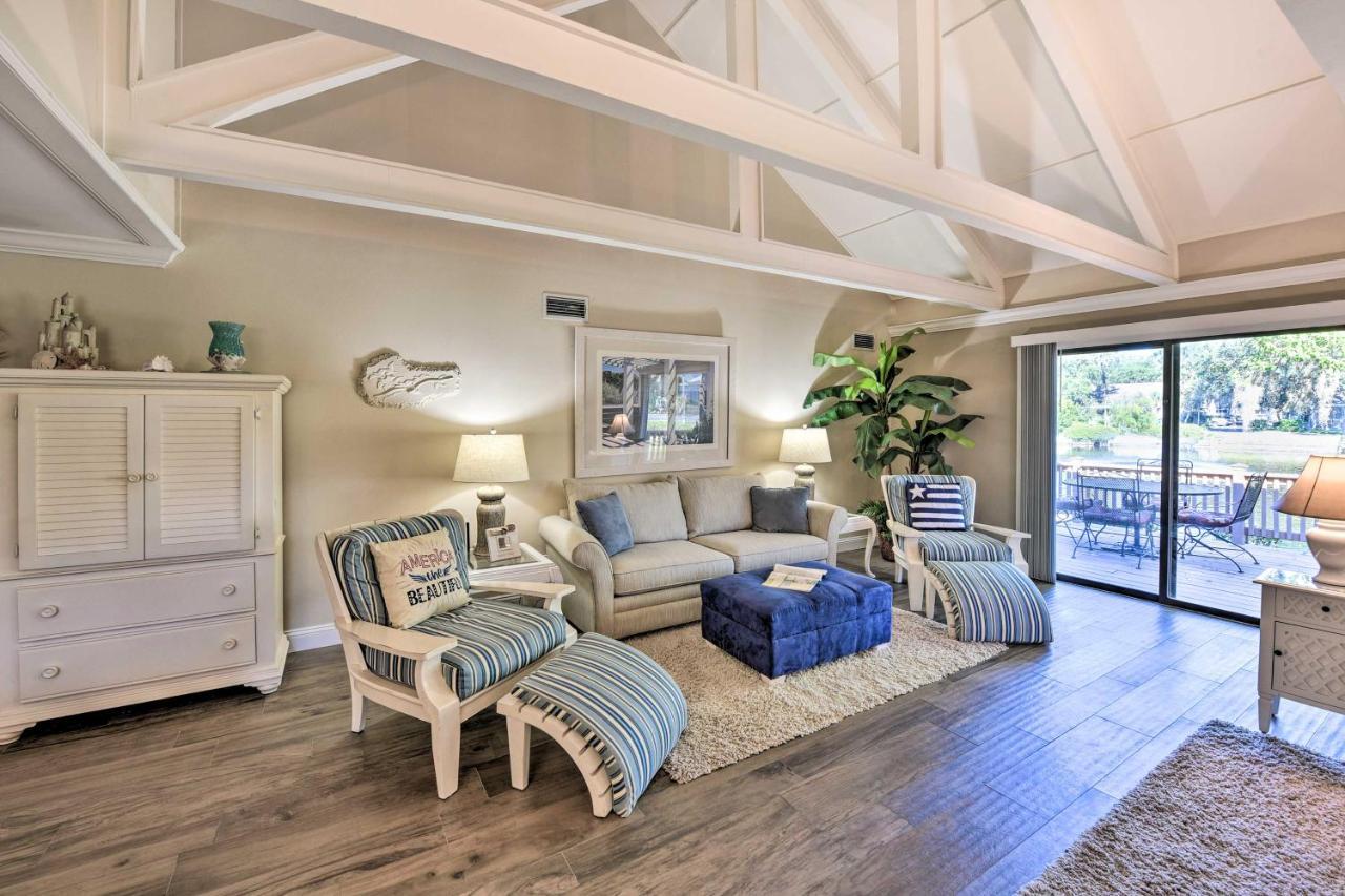 Palmetto Dunes Villa With Deck And Lagoon Views! Хилтън Хед Айлънд Екстериор снимка