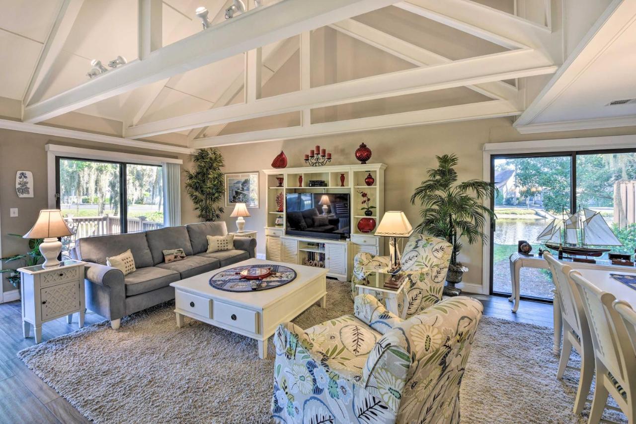 Palmetto Dunes Villa With Deck And Lagoon Views! Хилтън Хед Айлънд Екстериор снимка